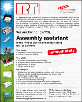 We are hiring (m/f/d): Assembly assistant electrical manufacturing