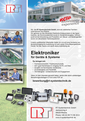 Anzeige Azubi Elektroniker