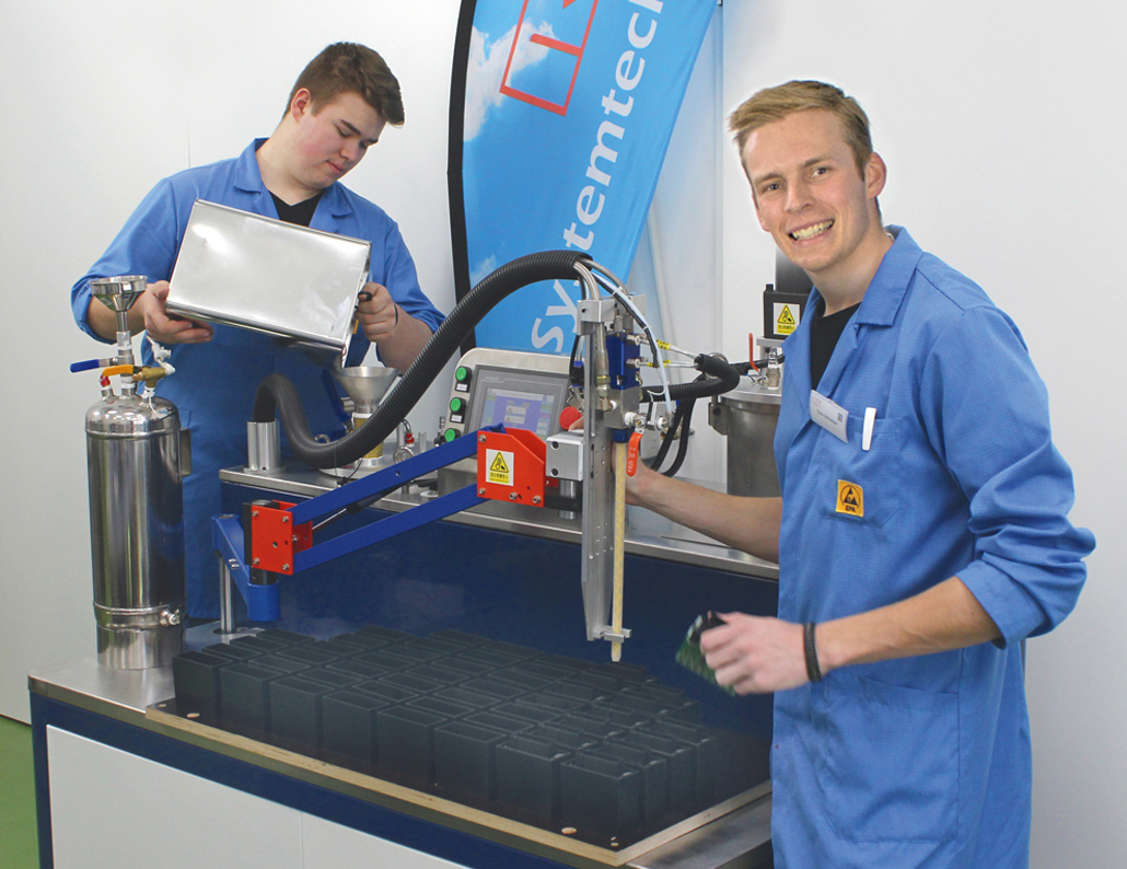 An-der-Vergussmaschine